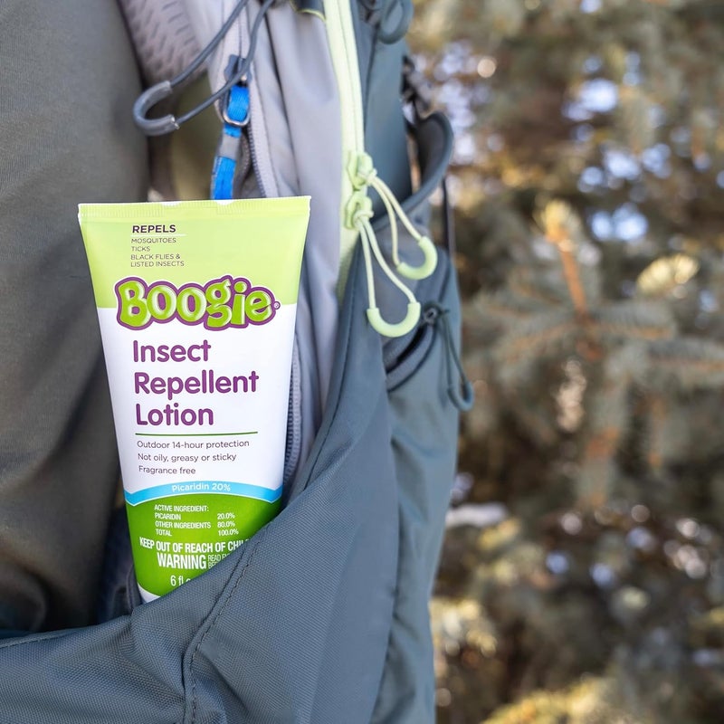 Boogie Insect Repellent Lotion, Keep Mosquitoes, Ticks and Flies Off, DEET Alternative Repellent, Up to 14-Hour Protection, Fragrance-Free, Odorless Lotion, 6 Ounce - Image 5
